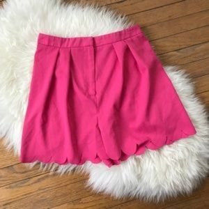 Pink Scalloped ASOS Shorts